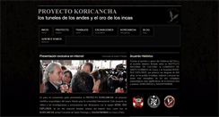 Desktop Screenshot of koricancha.net