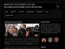 Tablet Screenshot of koricancha.net